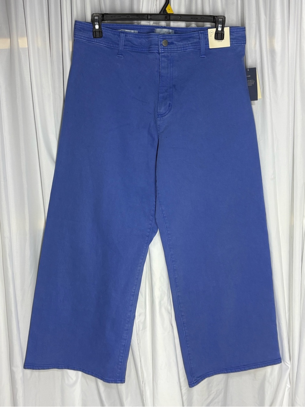 🆕Universal Thread Womens High-Rise Wide Leg Jeans Blue Ankle Denim Pants Size 14
